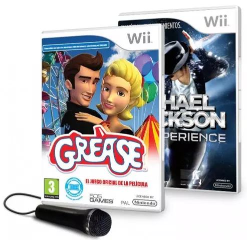 Comprar Grease + MIchael Jackson + Microfono WII