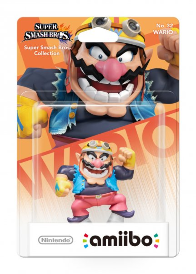 Figura amiibo wario (serie ssb)