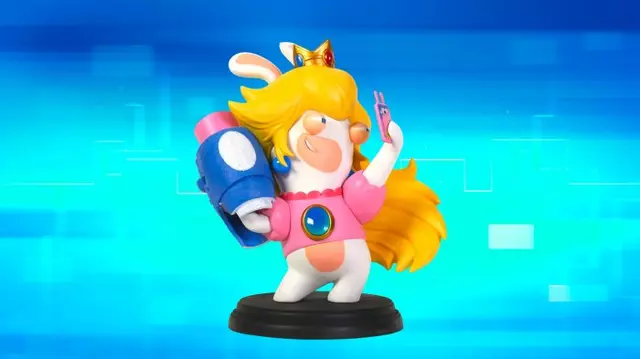Comprar Figura Rabbid Peach 16cm (Serie Mario + Rabbids: Kingdom Battle) screen 2 - 02.jpg