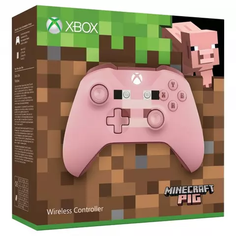 Comprar Mando Wireless Minecraft Rosa Pig Xbox One - 01.jpg - 01.jpg