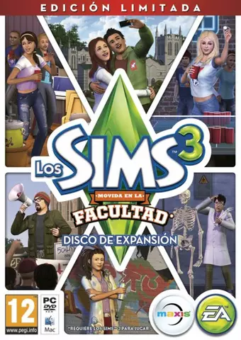 Comprar Los Sims 3: Movida en la Facultad Edicion Limitada PC - Videojuegos - Videojuegos