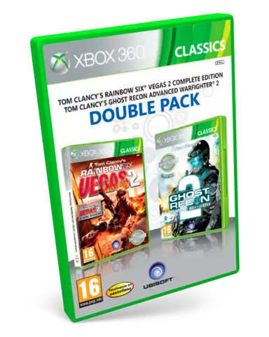 Comprar Pack 2 Juegos: Rainbow Six Vegas 2 + Ghost Recon Advanced Warfighter 2 Xbox 360 Estándar - Videojuegos - Videojuegos