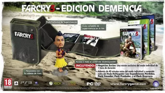 Comprar Far Cry 3 Edición Demencia PC Coleccionista - Videojuegos - Videojuegos