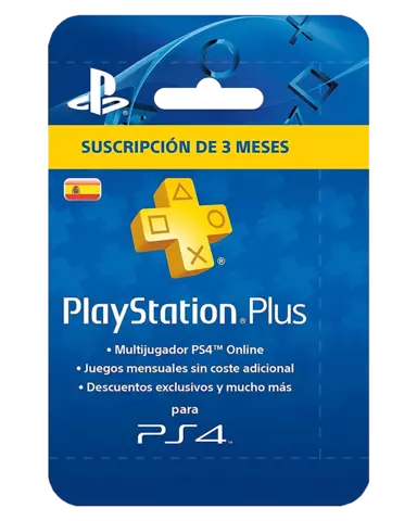 Comprar PlayStation Plus 3 Meses Suscripción Tarjeta Prepago (Físico) PS4