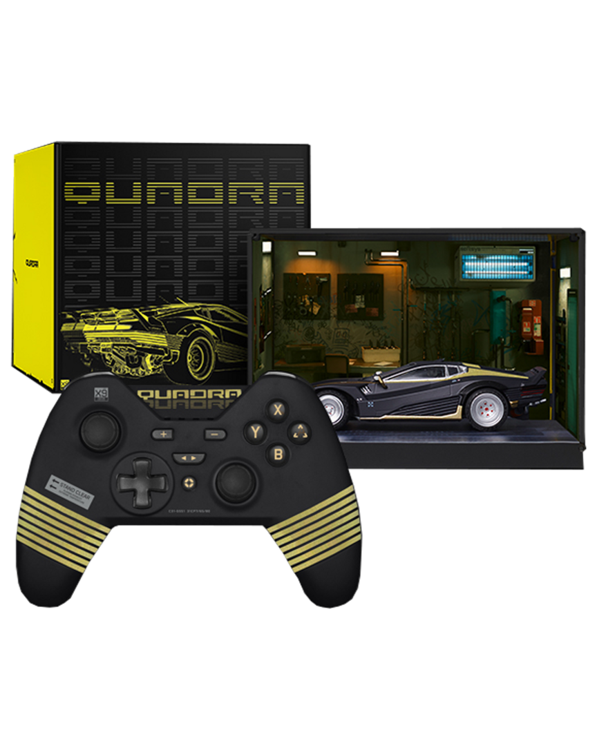 Coche radiocontrol cyberpunk quadra turbo r