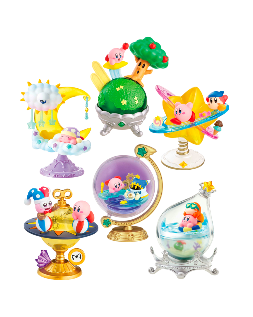 Pack de 6 minifiguras kirby starrium re-ment