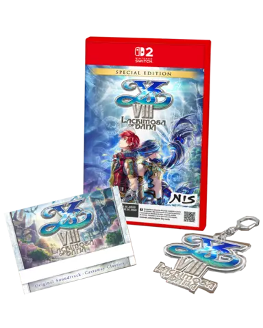 Carátula de YS VIII: Lacrimosa of Dana Edición Especial para Switch 2 (edición PAL España)