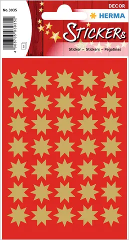Comprar Pegatinas Decor Estrellas Color Oro 16 Mm 