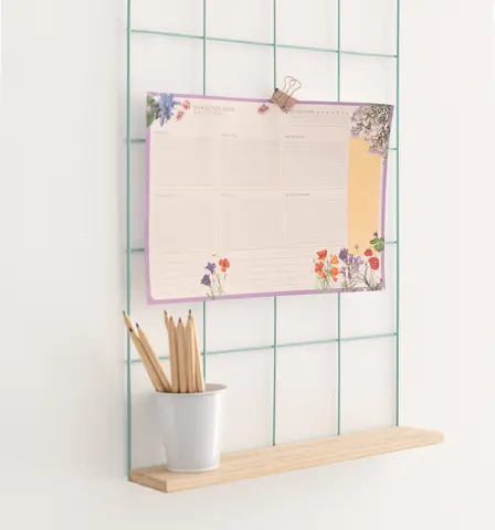 Comprar Bloc Planificador Semanal A4 Wild Flowers Aleman 