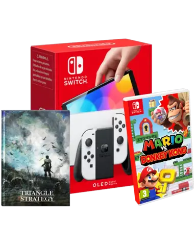 Nintendo Switch Modelo Oled Blanca + Mario Vs Donkey Kong