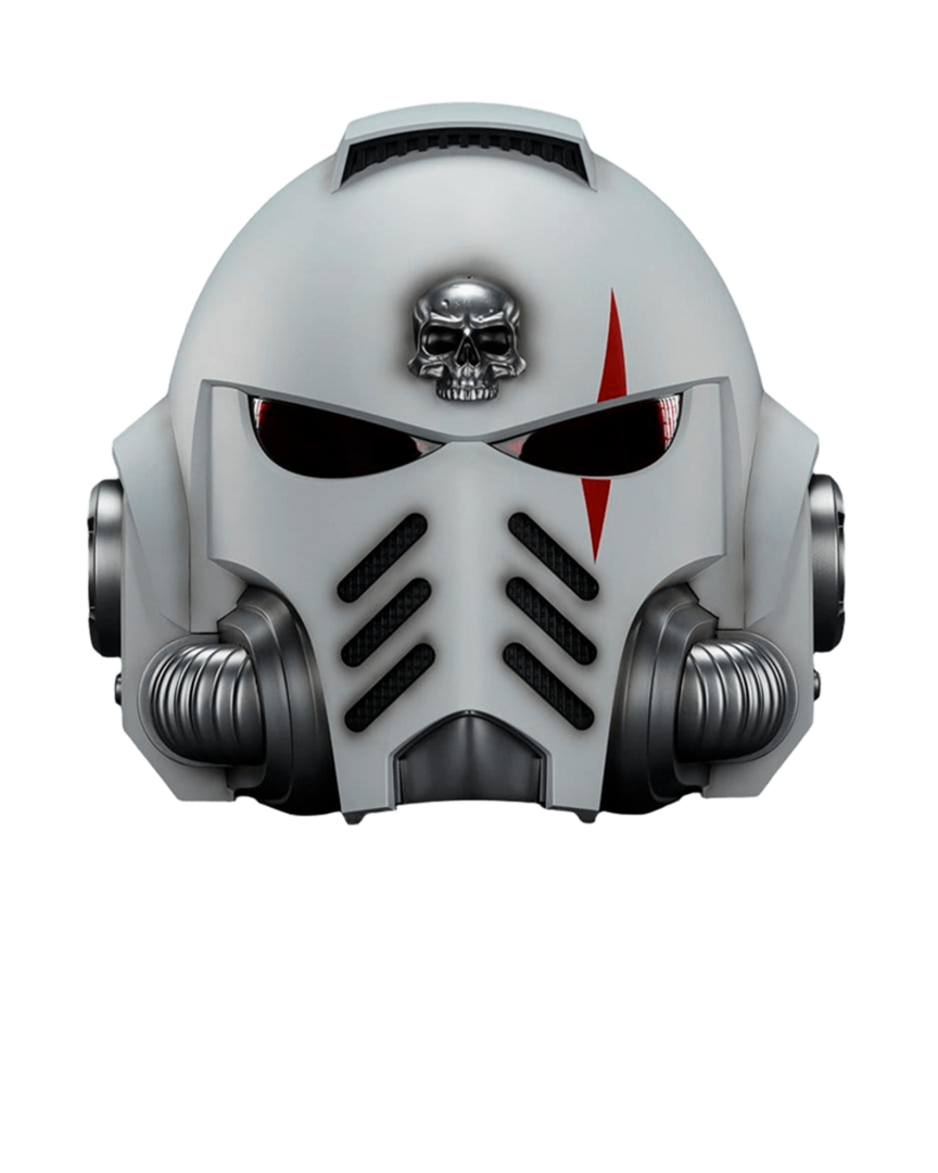 Réplica casco mkx warhammer 40.000 white scars 1/1 joytoy