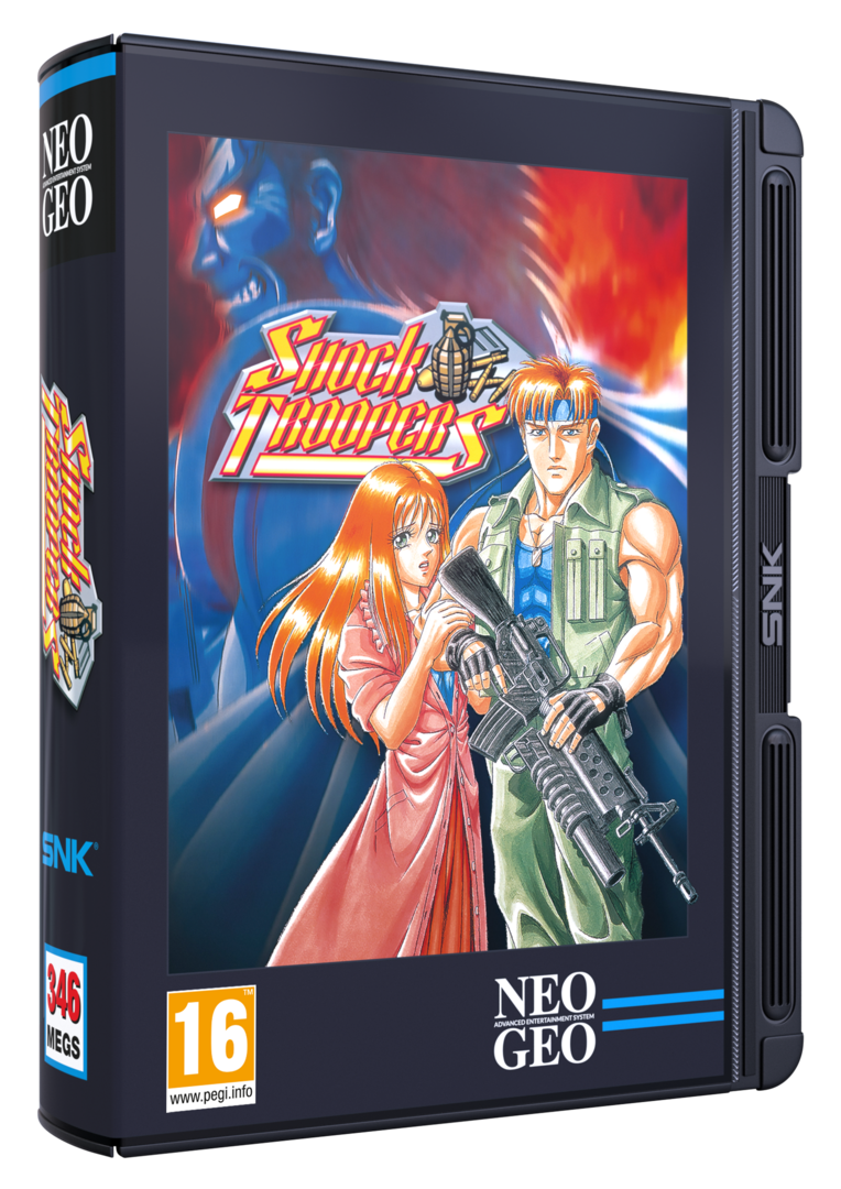 Cartucho shock troopers neogeo aes+