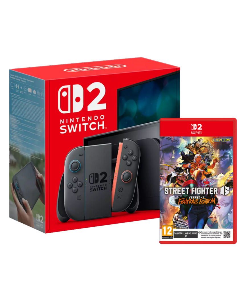 Nintendo switch 2 + street fighter 6: year 1-2 edición fighters