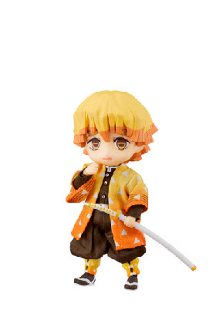 Zenitsu Agatsuma Figura 14 cm Kimetsu No Yaiba Demon Slayer Nendoroid Doll