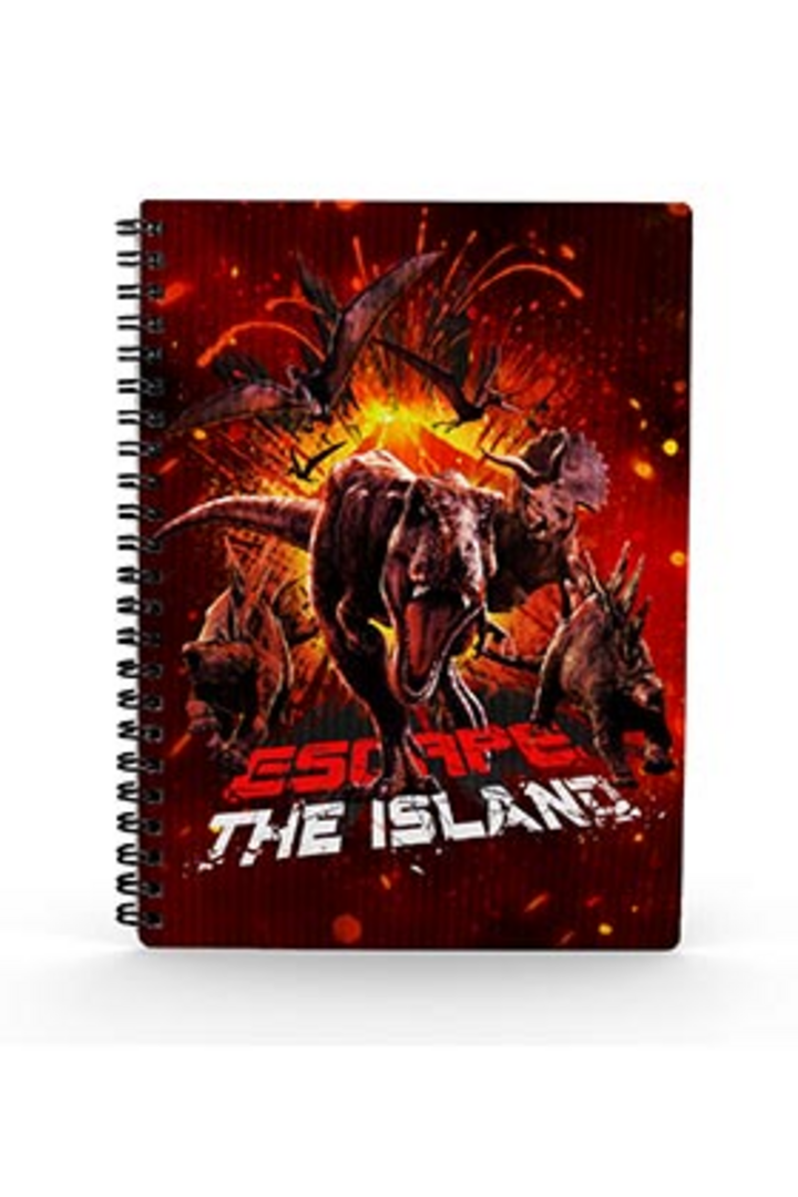 Libreta efecto 3d escape jurassic world