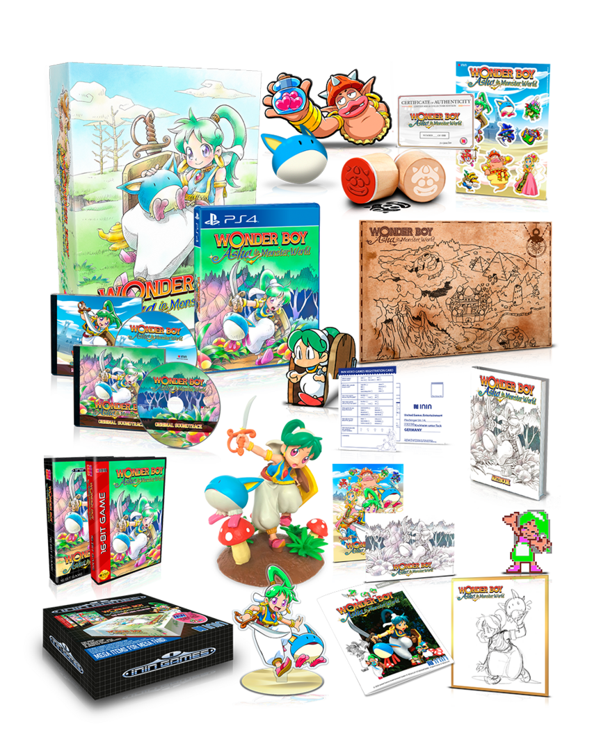 Wonder boy: asha in monsterland mega collector's edition