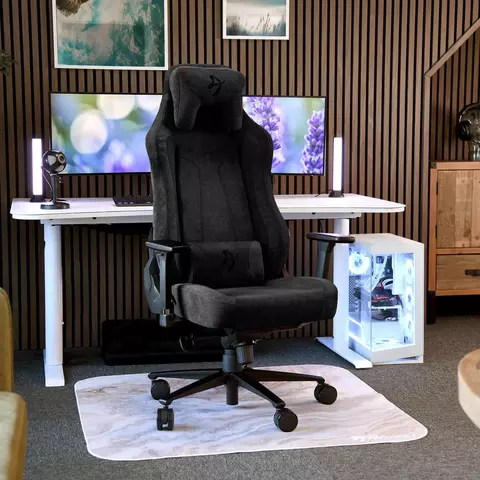 Comprar Silla Gaming Arozzi Vernazza Soft Fabric - Pure Black Estándar