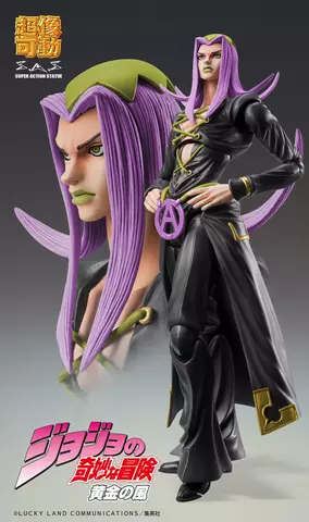 Reservar Figura Leone Abacchio Jojo's Bizarre Adventure Part 5 Black Ver. Chozokado Medicos 16cm Figuras