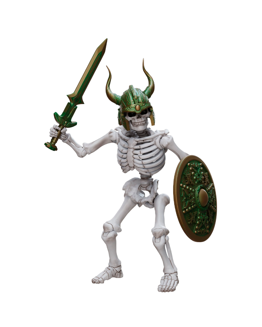 Figura undead skeletal guardian immortal champions boss fight studio