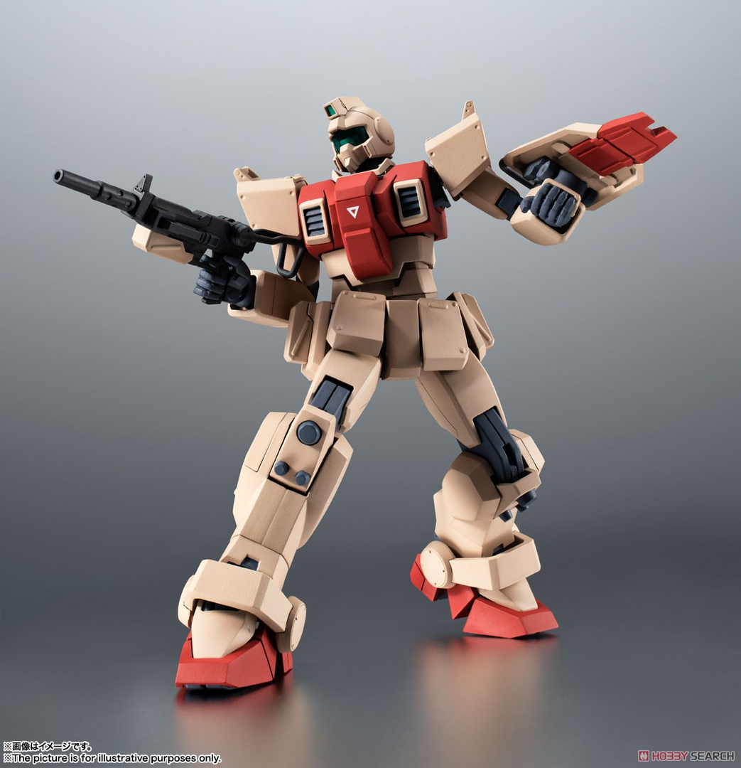 Figura Gundam Ground Type 12,5 Cm Mobile Suit Gundam Robot Spirits