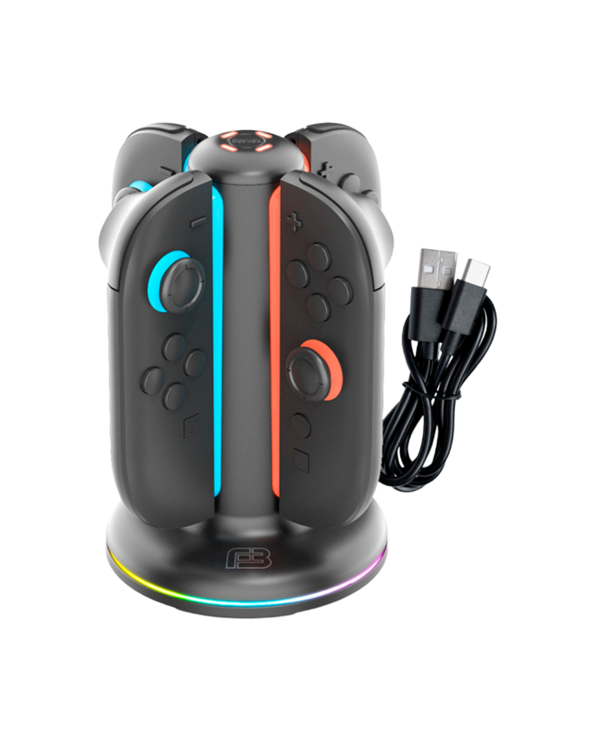 Blackfire  Quad Charging Dock Joycon RGB Led -Switch 2