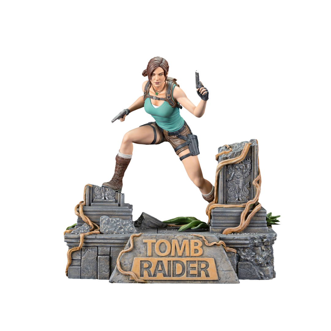 Figura lara croft tomb raider dark horse 24cm