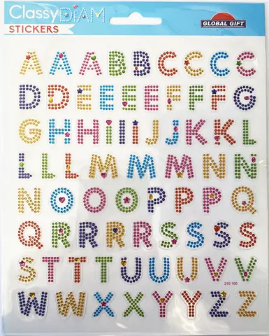 Comprar Pegatinas Classy Diam Letras Strass 