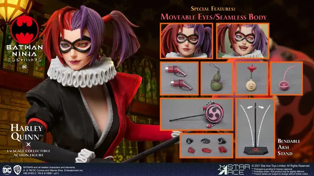 Comprar Figura DC Comics Batman Ninja Harley Quinn Deluxe Figuras