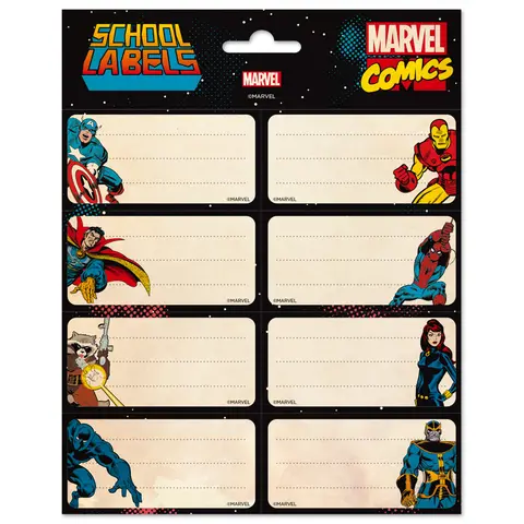 Comprar Etiquetas Adhesivas Marvel Los Vengadores 