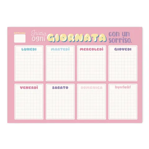 Comprar Bloc Planificador Semanal A3 Carouge It 
