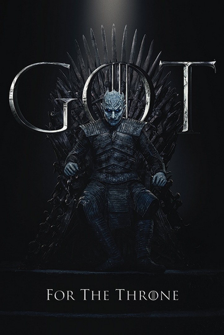 Poster juego de tronos el rey de la noche for the throne