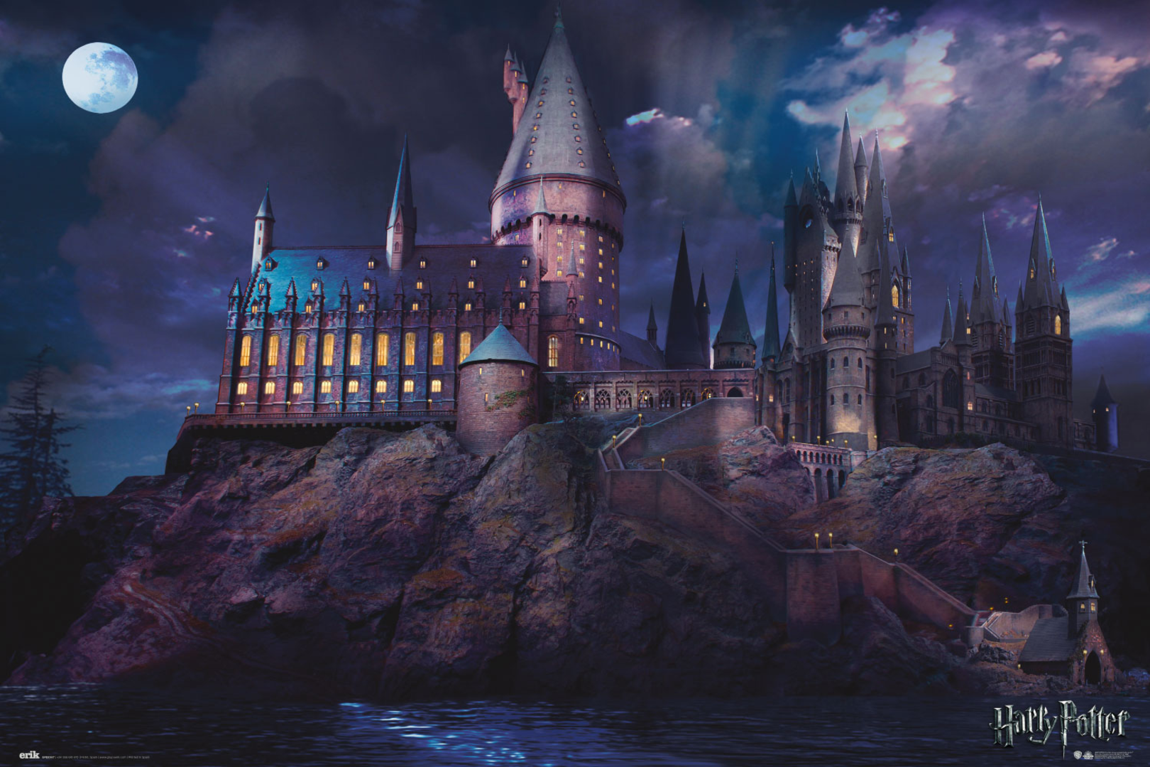 Poster harry potter hogwarts