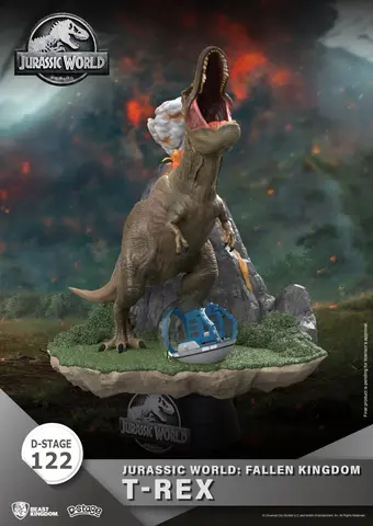 Comprar Figura Dstage Jurassic World El Reino Caido T-Rex Figuras