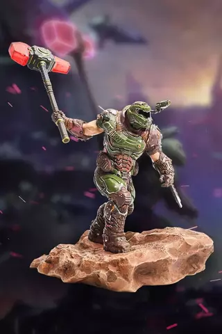 Reservar Estatua Doom Slayer Doom Eternal 16 cm DevPlus Figuras