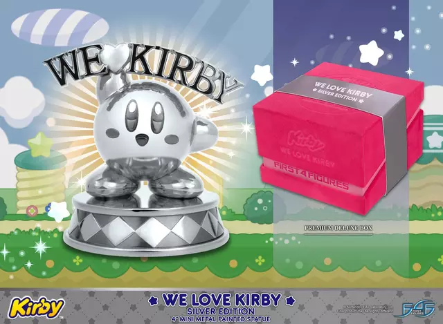 Reservar Figura Metálica Kirby We Love Kirby Edición Plata First 4 Figures Figuras