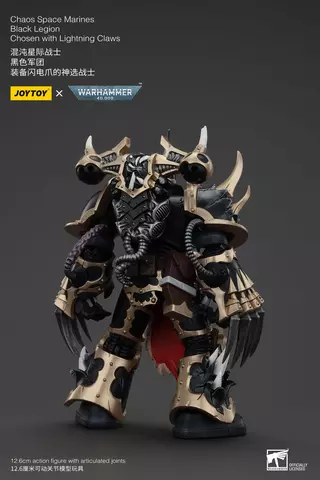 Reservar Figura Elegido de la Legión Negra con garras relámpago Warhammer 40K 1/18 JoyToy 20cm Figuras Estándar