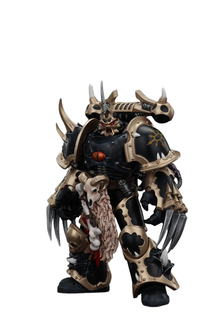 Figura campeón elegido de la legión negra con bólter y maza de energía warhammer 40k 1/18 joytoy 20cm