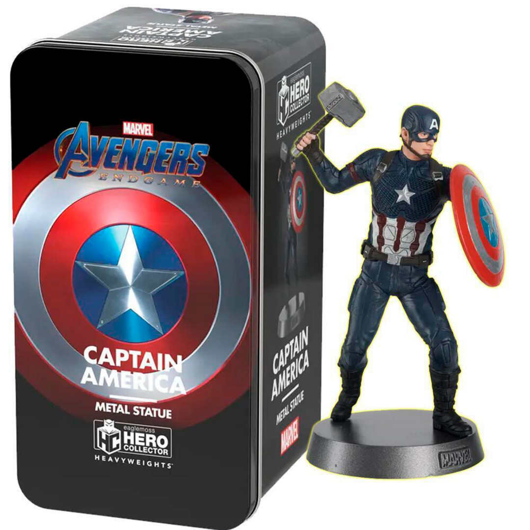 Marvel Heavyweights Collection - Figura de metal pesado del Capitán América (Avengers: Endgame) 8