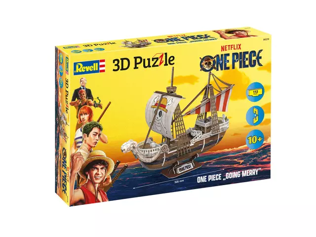 Reservar Puzzle 3D Going Merry One Piece Revell Réplicas