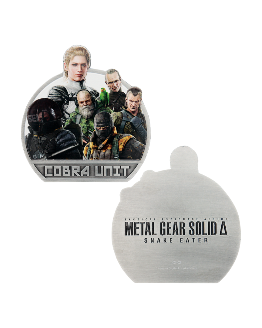 Medallón cobra unit metal gear solid delta fanattik edición limitada