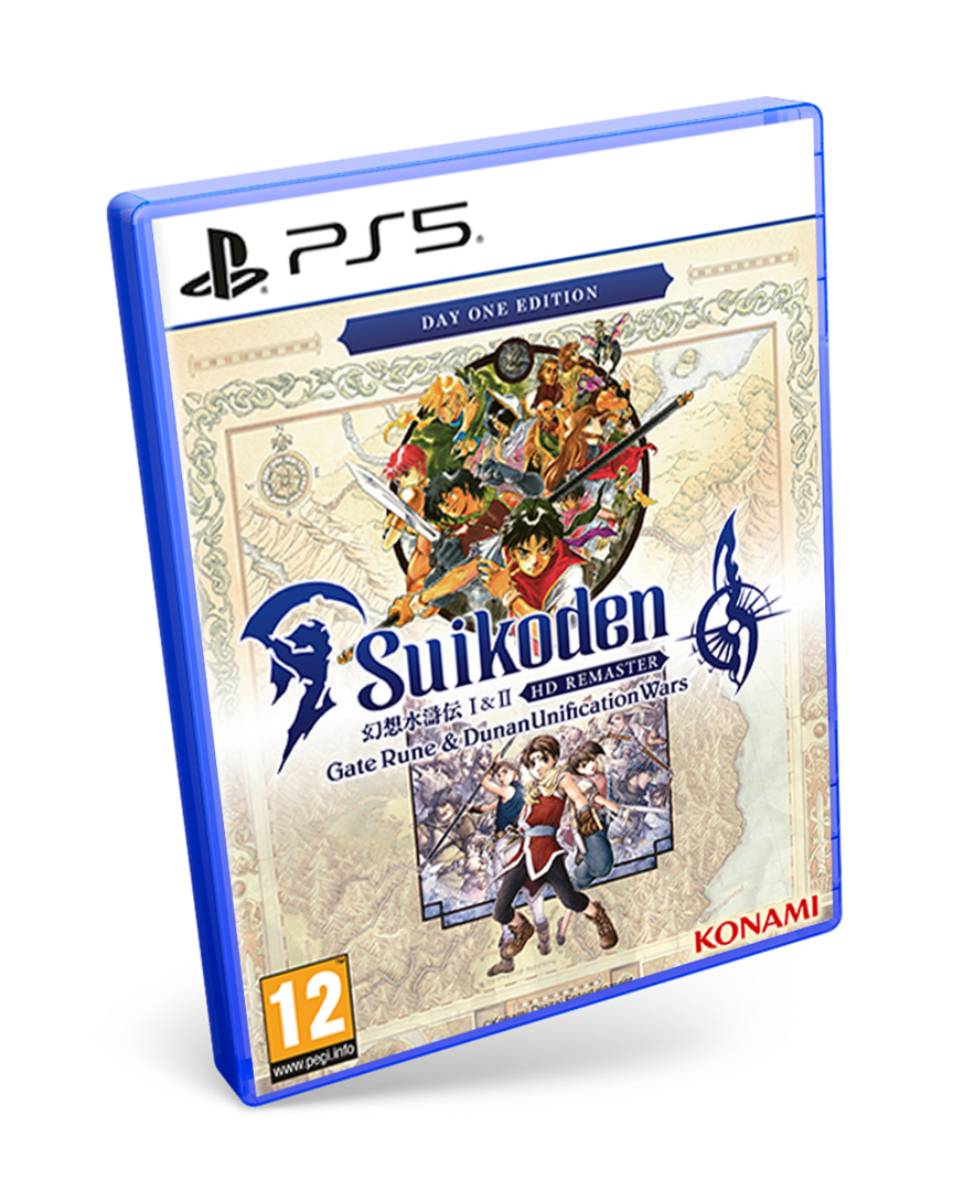 Suikoden i & ii hd remaster: gate rune & dunan unification wars - day 1 edition