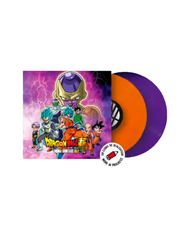 Reservar Vinilo Dragon Ball Super - Banda Sonora Original Vol 2, 2 LP Violeta y Naranja 