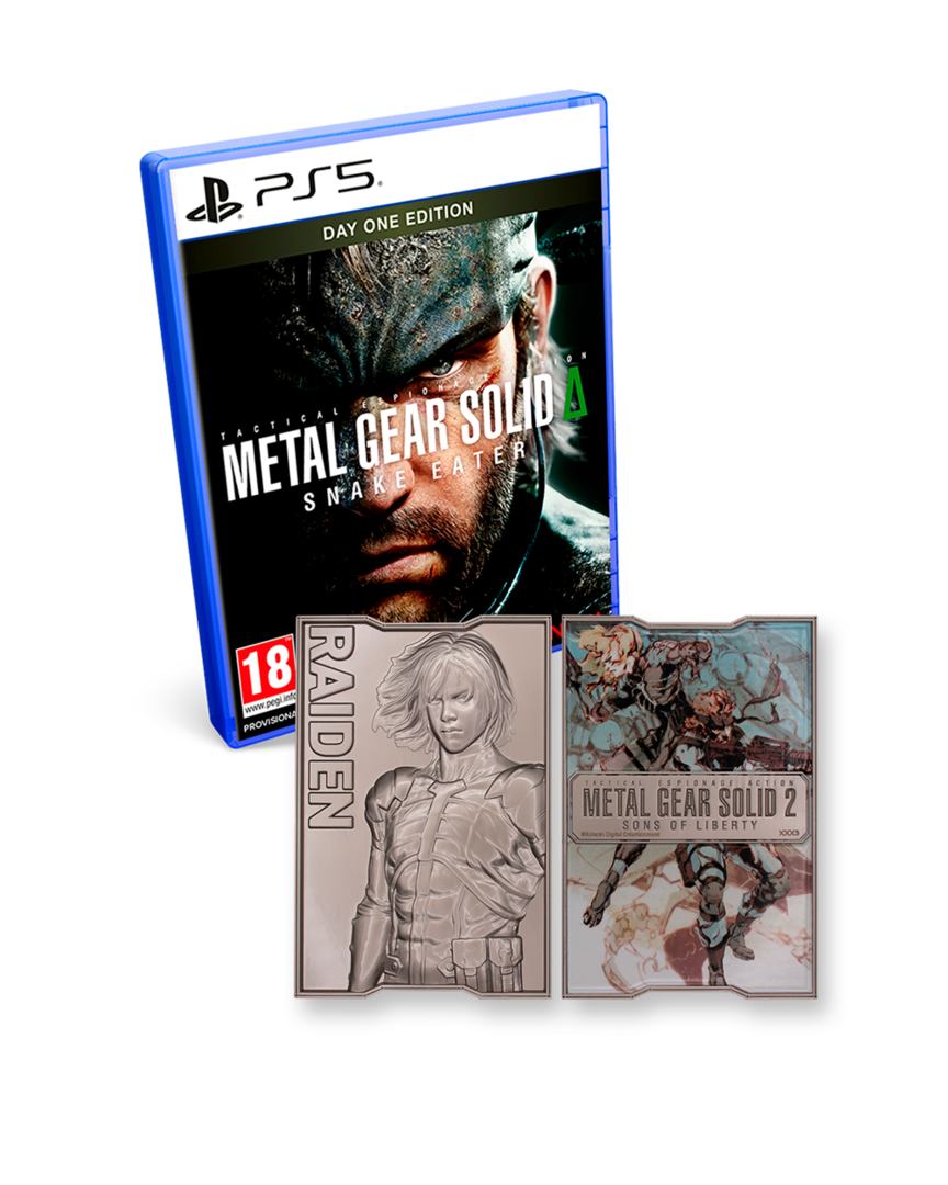Metal Gear Solid Delta Snake Eater + Placa Raiden