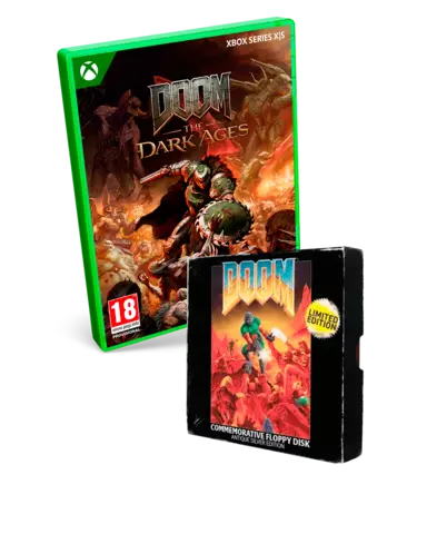 Comprar DOOM: The Dark Ages + DOOM Réplica Floppy Disk Ed. Limitada Xbox Series Estándar