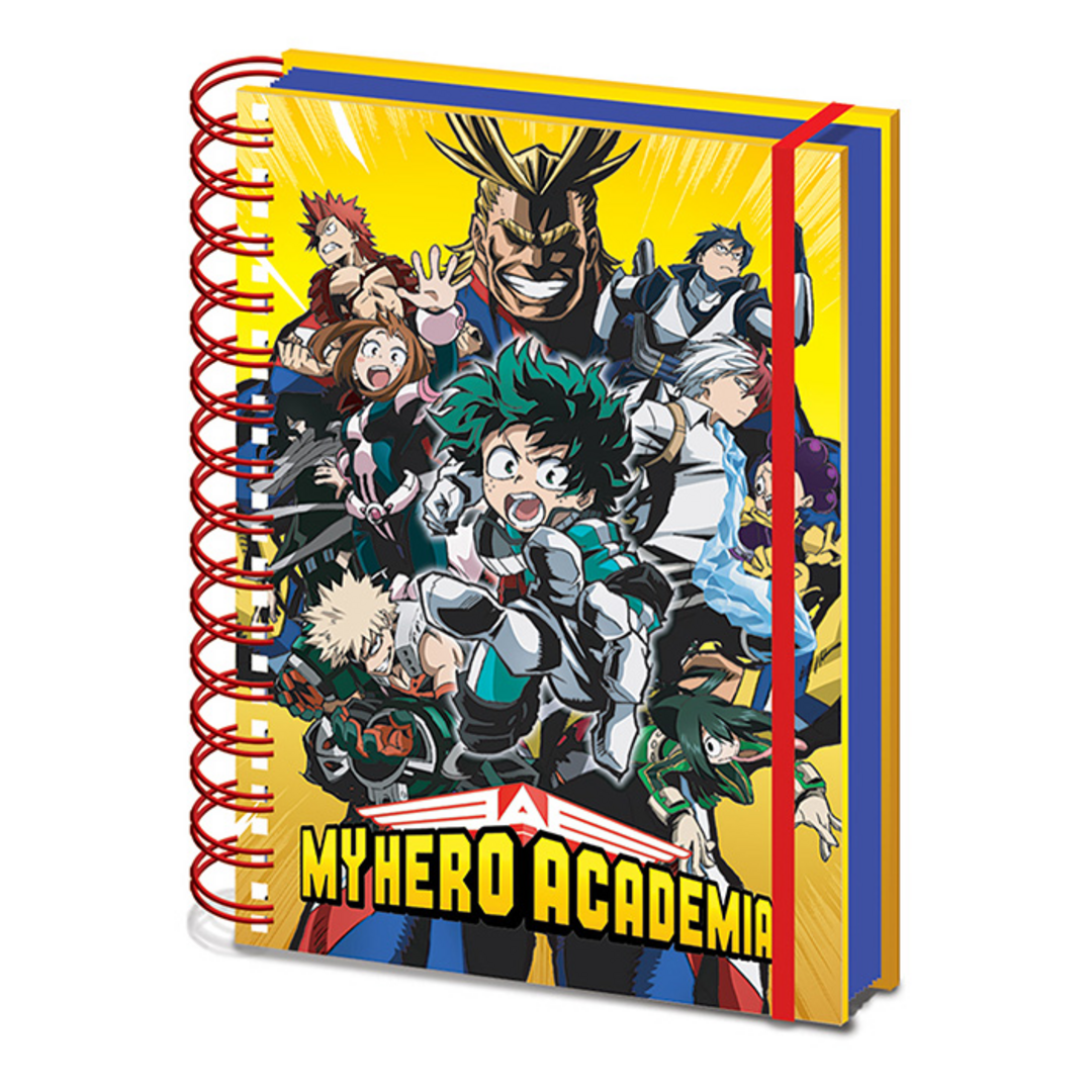 My Hero Academia - Cuaderno A5 Espiral Radial Character Burst