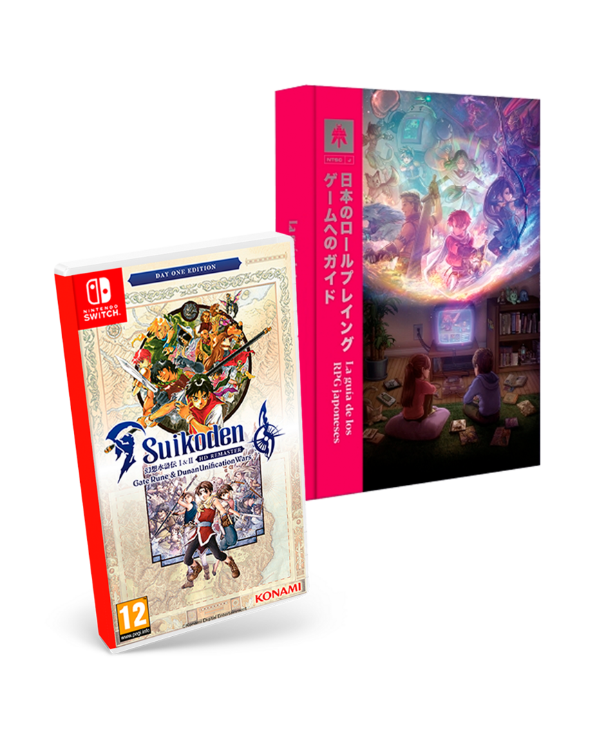 Suikoden 1 y 2 HD Remaster Ed. Day One + La Guía de los RPG Japoneses