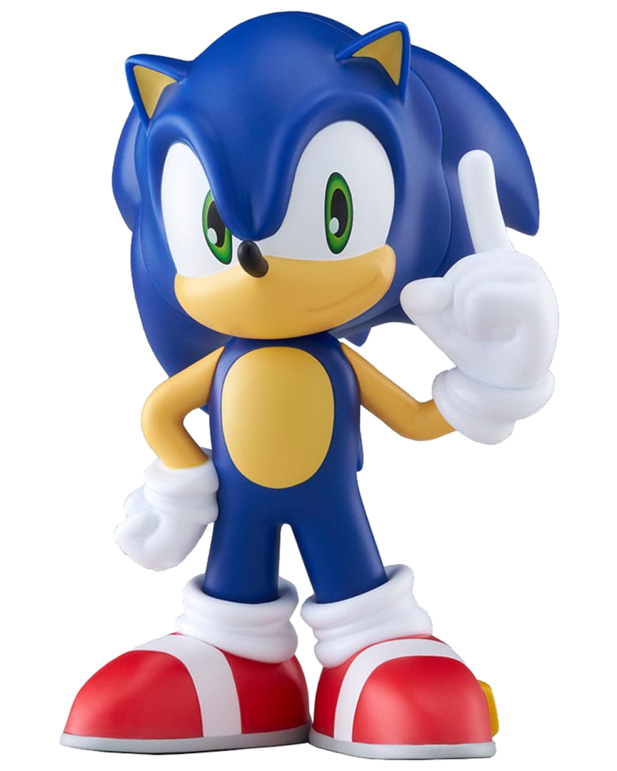 Figura sonic sofbi sonic the hedgehog color estándar bellfine 15 cm