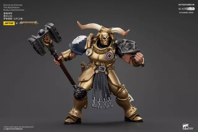 Reservar Figura Rostus Oxen Hammer Warhammer Age of Sigmar Stormcast Eternals The Blacktalons 20 cm Figuras Estándar