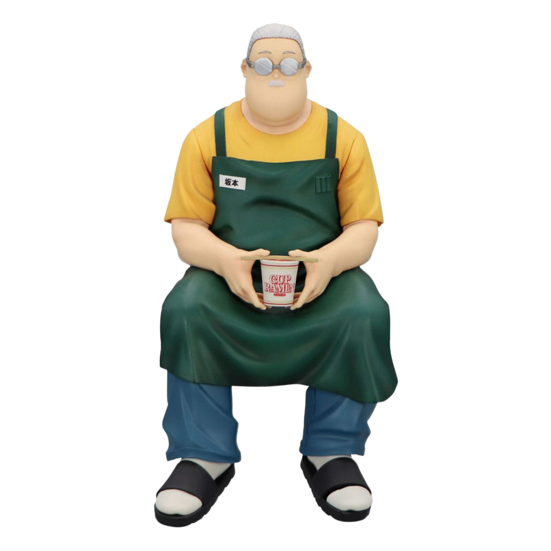 Taro sakamoto estatua pvc sakamoto days noodle stopper 15 cm