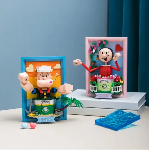 Reservar Popeye 3D Portrait Set Construcción 21 cm Popeye Estándar